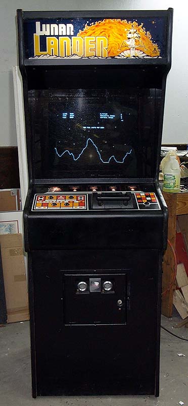 ATARI LUNAR LANDER の正面上カンバン☆アタリ ルナ ランダー